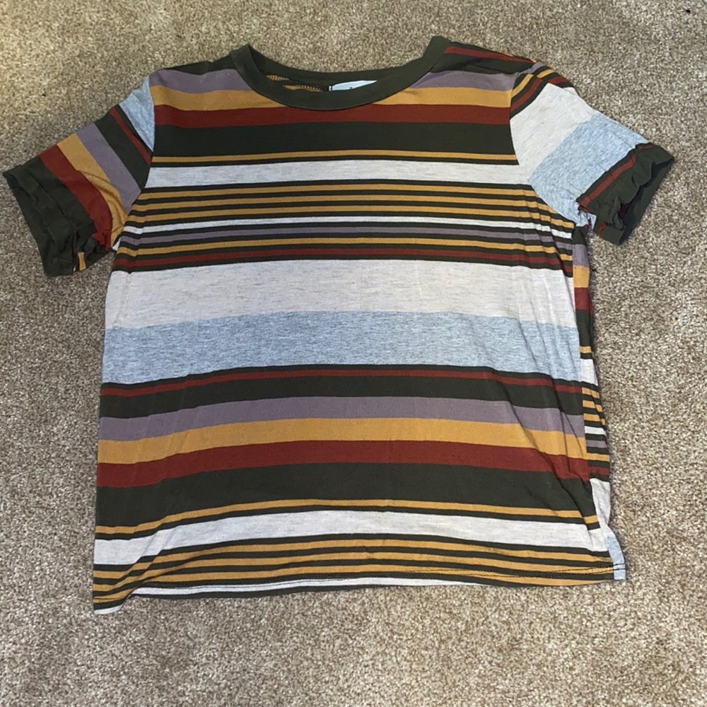 gaze striped colorful shirt